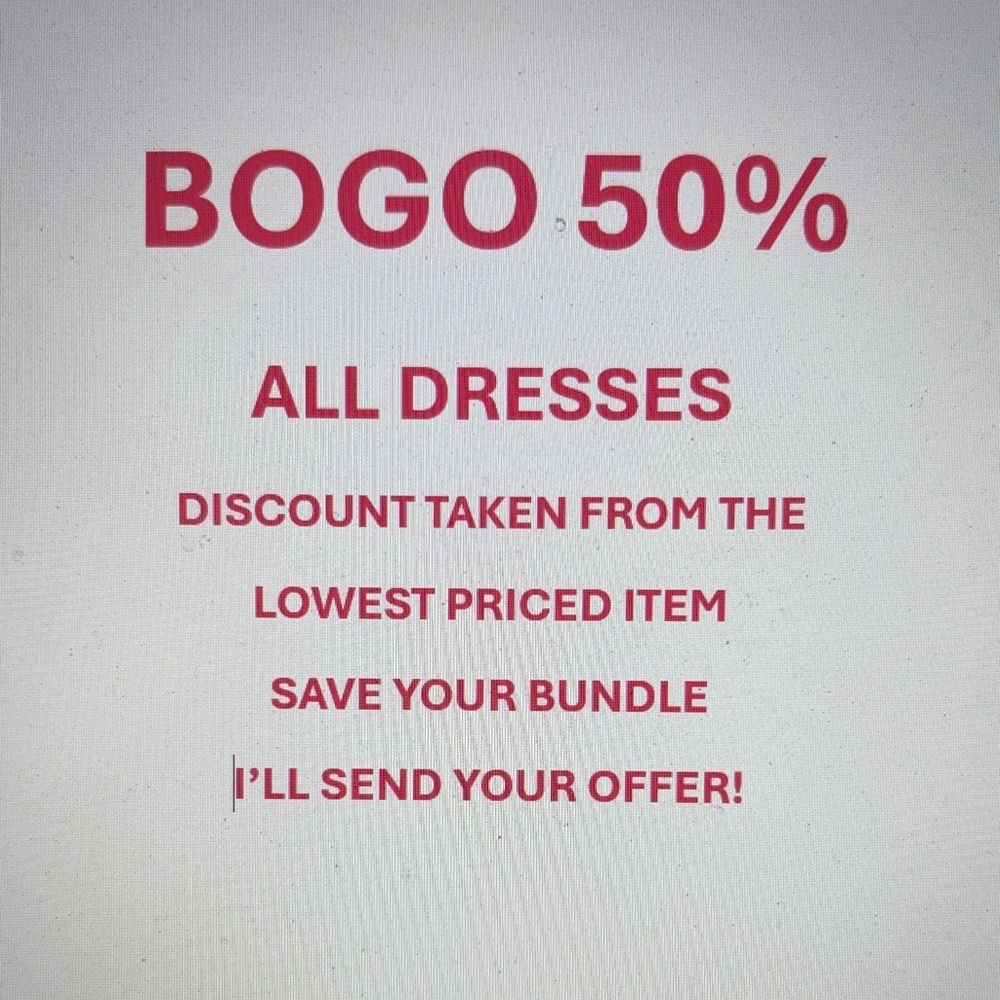 White House Black Market Dress Sale - Red and White